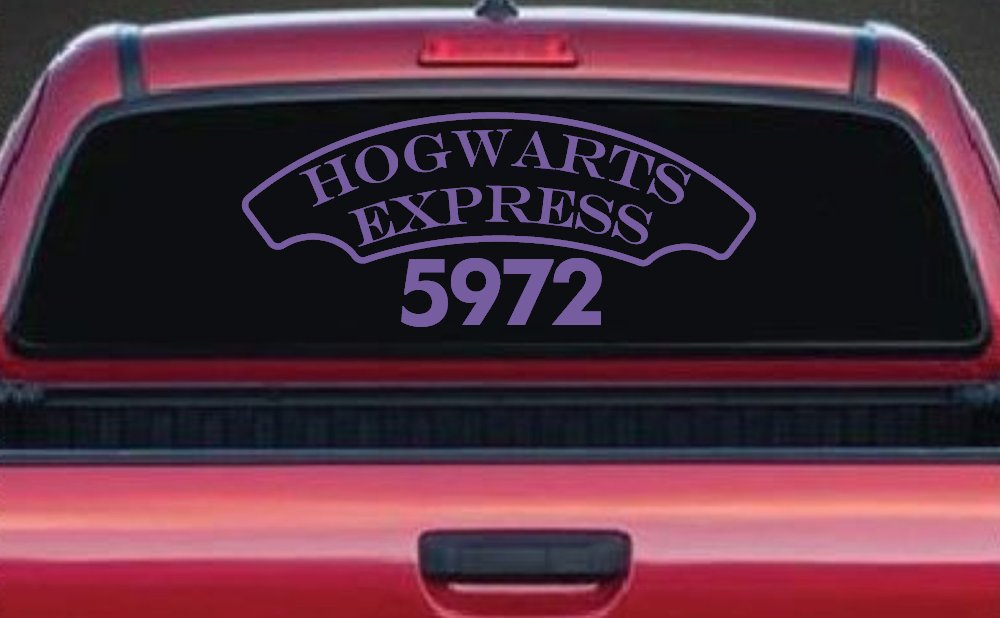 Hogwarts Express Car or Truck Window Decal Sticker