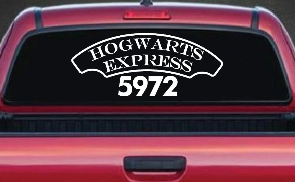 Hogwarts Express Car or Truck Window Decal Sticker