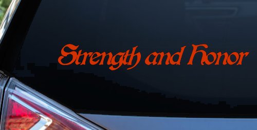 Strength and Honor Military Car or Truck Window Decal Sticker