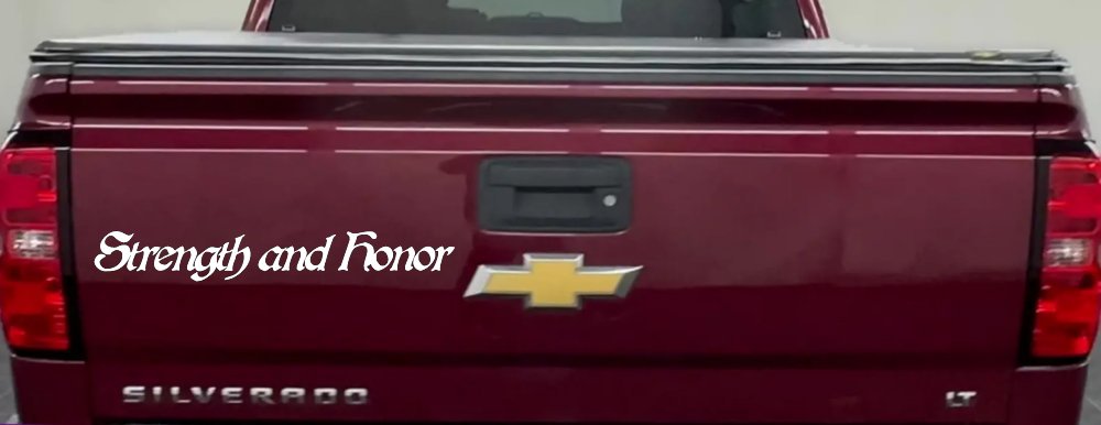 Strength and Honor Military Car or Truck Window Decal Sticker