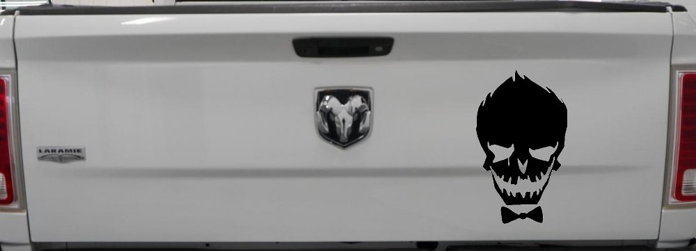 The Joker Car or Truck Window Decal Sticker (Black)
