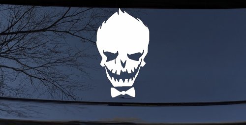 The Joker Car or Truck Window Decal Sticker (White)