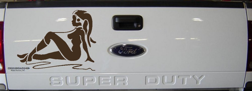 Jabba the Hutt Dancer Car or Truck Window Decal Sticker (Brown)
