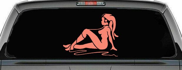 Jabba the Hutt Dancer Car or Truck Window Decal Sticker