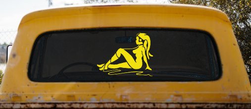 Jabba the Hutt Dancer Car or Truck Window Decal Sticker