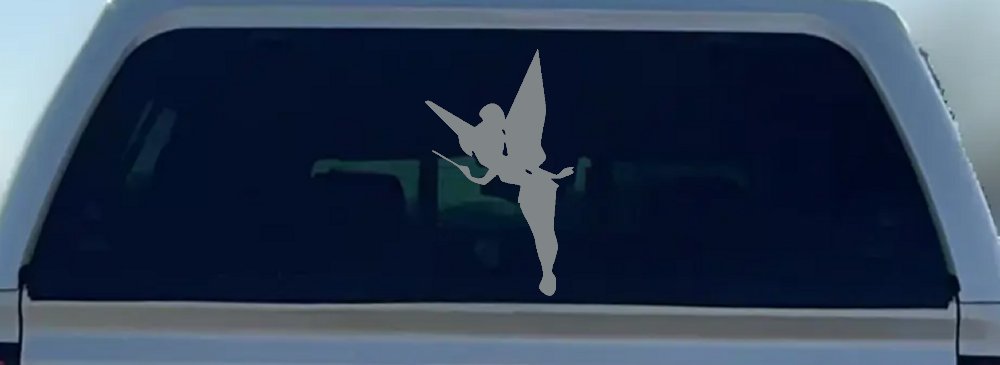 Tinkerbell Tinker Bell Flying with Wand Fairy Tale Cartoons Car or Truck Window Decal Sticker