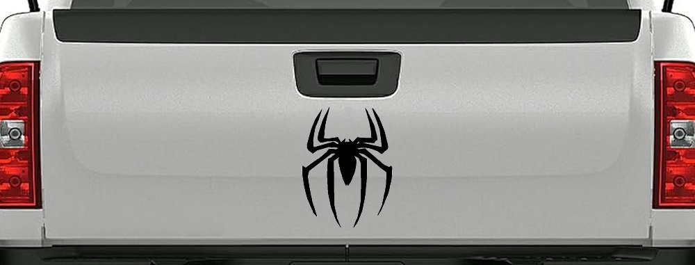 Spider Sci Fi Car or Truck Window Decal Sticker (Black)