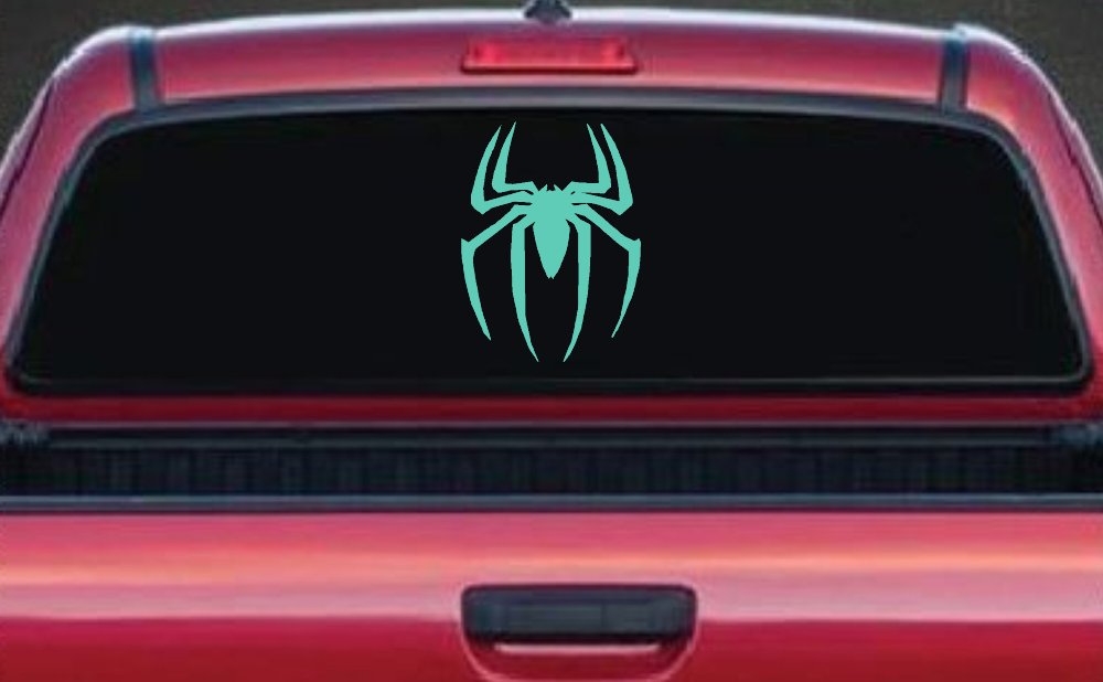 Spider Sci Fi Car or Truck Window Vinyl Decal Sticker (Mint)