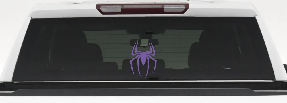 Spider Sci Fi Car or Truck Window Vinyl Decal Sticker (Purple)