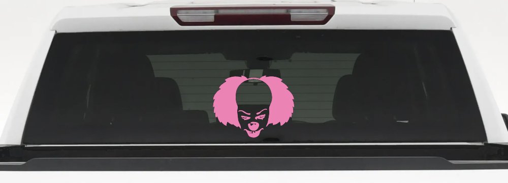 Pennywise the It Clown Sci Fi Car or Truck Window Decal Sticker