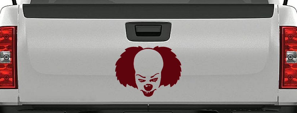 Pennywise the It Clown Sci Fi Car or Truck Window Decal Sticker