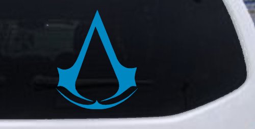 Assassin’s Creed Symbol Sci Fi Car or Truck Window Decal Sticker (Blue)