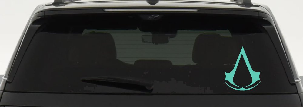 Assassin’s Creed Symbol Sci Fi Car or Truck Window Decal Sticker
