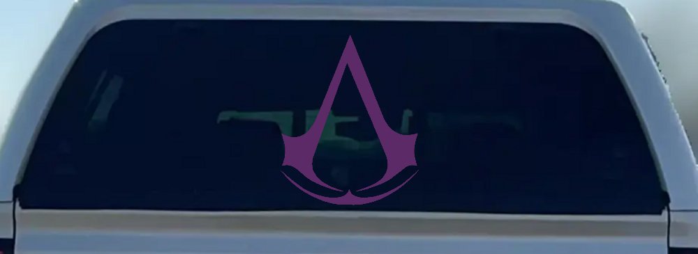 Assassin’s Creed Symbol Sci Fi Car or Truck Window Decal Sticker
