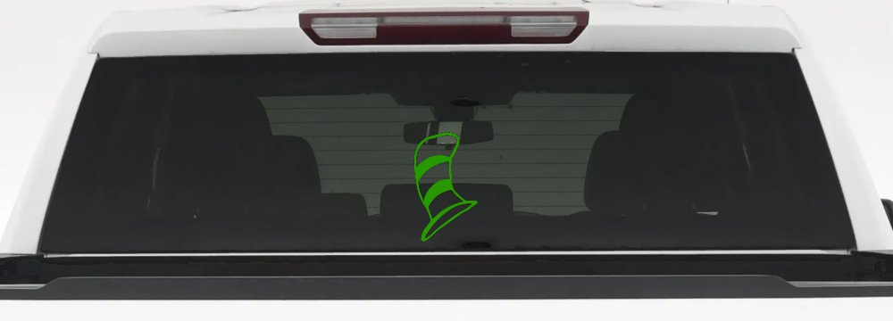 Dr Seuss Cat in the Hat Cartoons Car or Truck Window Decal Sticker