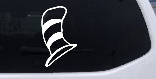 Dr Seuss Cat in the Hat Cartoons Car or Truck Window Decal Sticker