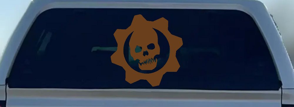 Gears of War Crimson Omen Car or Truck Window Decal Sticker