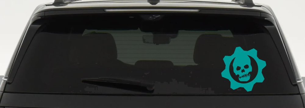 Gears of War Crimson Omen Car or Truck Window Decal Sticker
