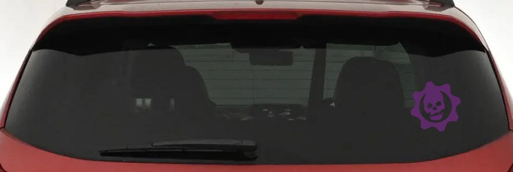 Gears of War Crimson Omen Car or Truck Window Decal Sticker (Violet)