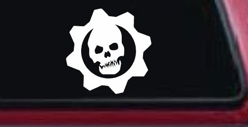 Gears of War Crimson Omen Car or Truck Window Decal Sticker (White)