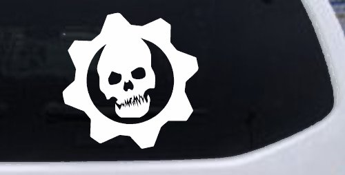 Gears of War Crimson Omen Car or Truck Window Decal Sticker (White)