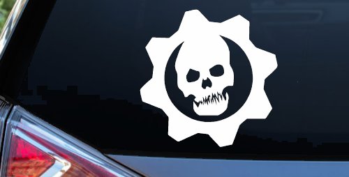 Gears of War Crimson Omen Car or Truck Window Decal Sticker (White)