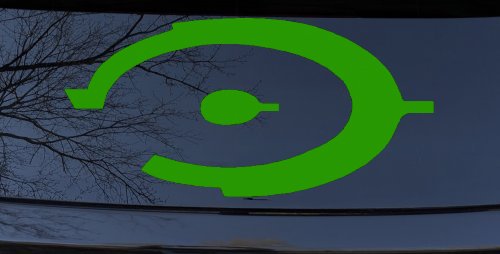 Halo Sci Fi Car or Truck Window Decal Sticker
