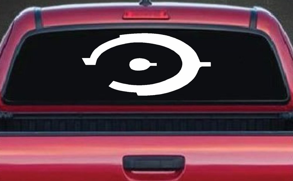 Halo Sci Fi Car or Truck Window Decal Sticker