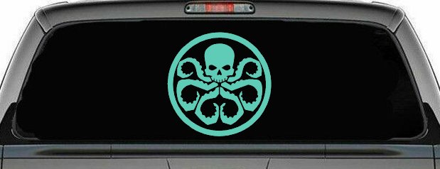 Hydra Sci Fi Car or Truck Window Decal Sticker (Mint)