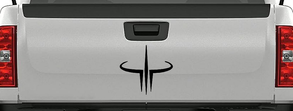 Quake 3 Logo Sci Fi Car or Truck Window Decal Sticker