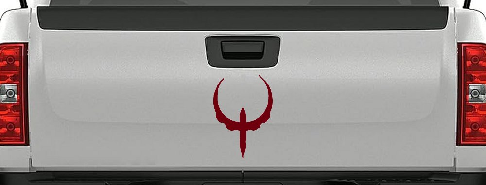 Quake Logo Sci Fi Car or Truck Window Decal Sticker