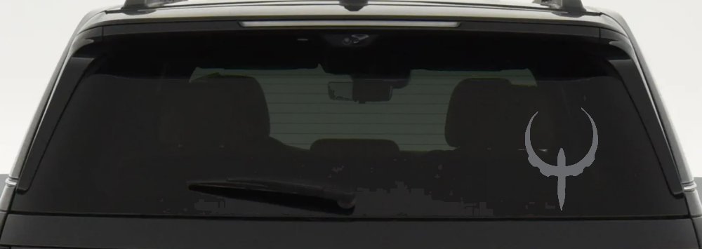 Quake Logo Sci Fi Car or Truck Window Decal Sticker