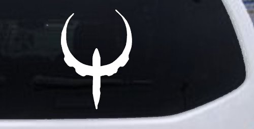 Quake Logo Sci Fi Car or Truck Window Decal Sticker