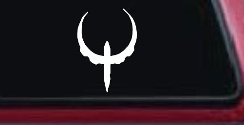 Quake Logo Sci Fi Car or Truck Window Decal Sticker