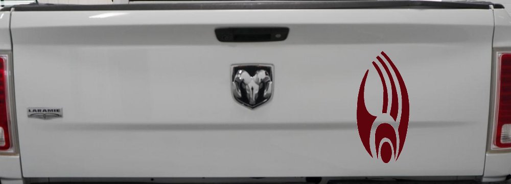 Star Trek Borg Insignia Logo Sci Fi Car or Truck Window Vinyl Decal Sticker (Purple Red)