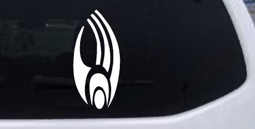 Star Trek Borg Insignia Logo Sci Fi Car or Truck Window Decal Sticker (White)