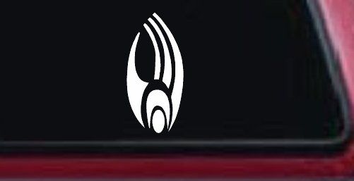 Star Trek Borg Insignia Logo Sci Fi Car or Truck Window Decal Sticker (White)