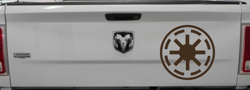 Star Wars Galactic Republic Symbol Logo Sci Fi Car or Truck Window Decal Sticker