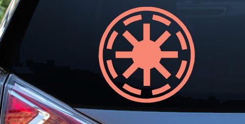 Star Wars Galactic Republic Symbol Logo Sci Fi Car or Truck Window Decal Sticker