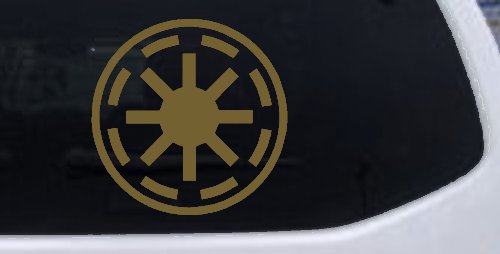 Star Wars Galactic Republic Symbol Logo Sci Fi Car or Truck Window Decal Sticker