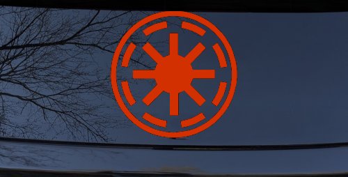 Star Wars Galactic Republic Symbol Logo Sci Fi Car or Truck Window Decal Sticker
