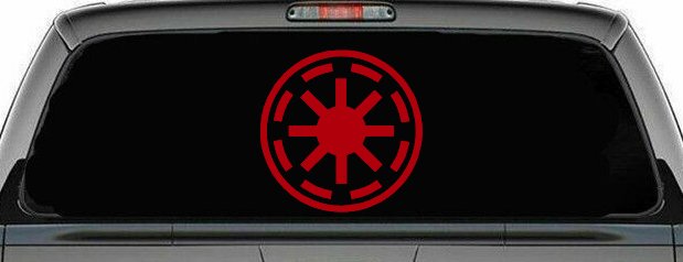 Star Wars Galactic Republic Symbol Logo Sci Fi Car or Truck Window Decal Sticker