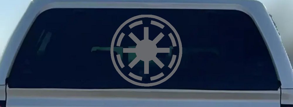 Star Wars Galactic Republic Symbol Logo Sci Fi Car or Truck Window Decal Sticker