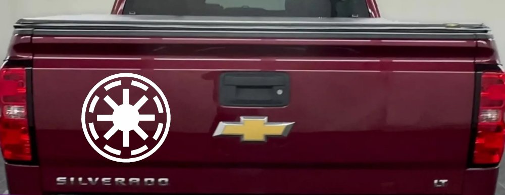 Star Wars Galactic Republic Symbol Logo Sci Fi Car or Truck Window Decal Sticker