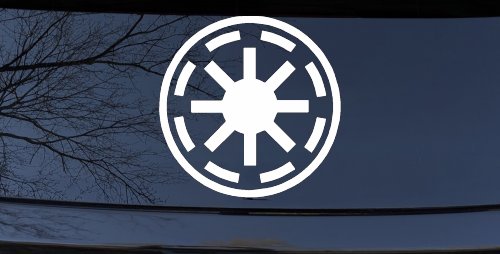 Star Wars Galactic Republic Symbol Logo Sci Fi Car or Truck Window Decal Sticker