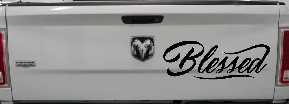 Blessed Christian Car or Truck Window Decal Sticker