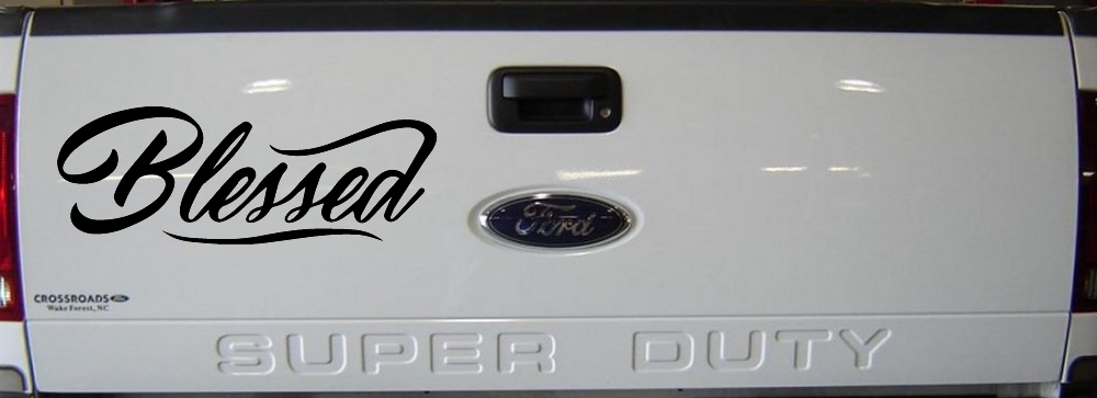 Blessed Christian Car or Truck Window Decal Sticker