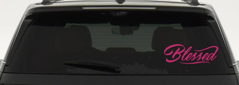 Blessed Christian Car or Truck Window Decal Sticker
