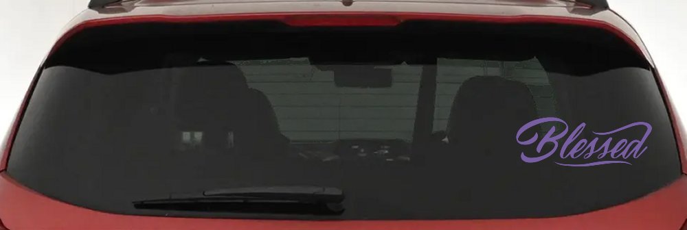 Blessed Christian Car or Truck Window Decal Sticker