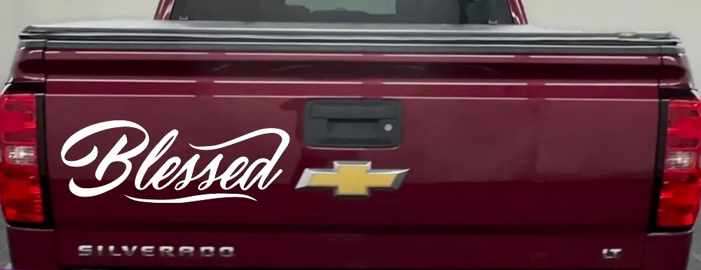 Blessed Christian Car or Truck Window Decal Sticker